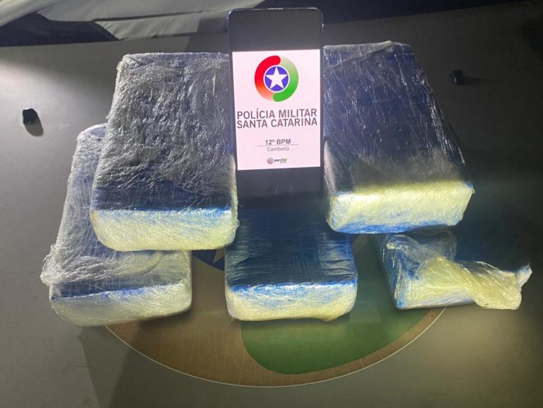 Homem é preso com mais de 5kg de cocaína em Camboriú
