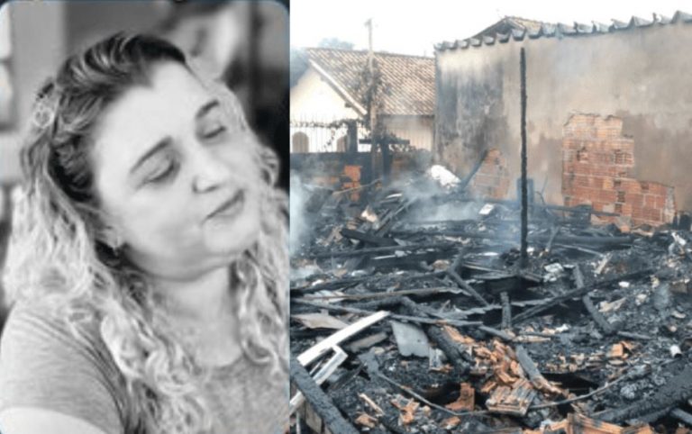 Mulher desmaia e morre após ver a própria casa em chamas