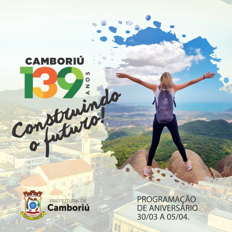 Programação especial marcará os 139 anos de Camboriú