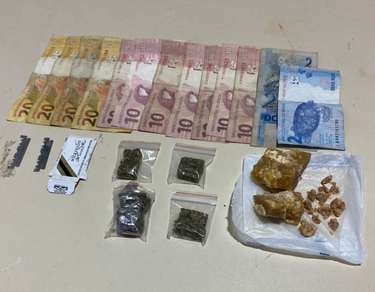 Homem é preso por tráfico de drogas na Rua Chapecó