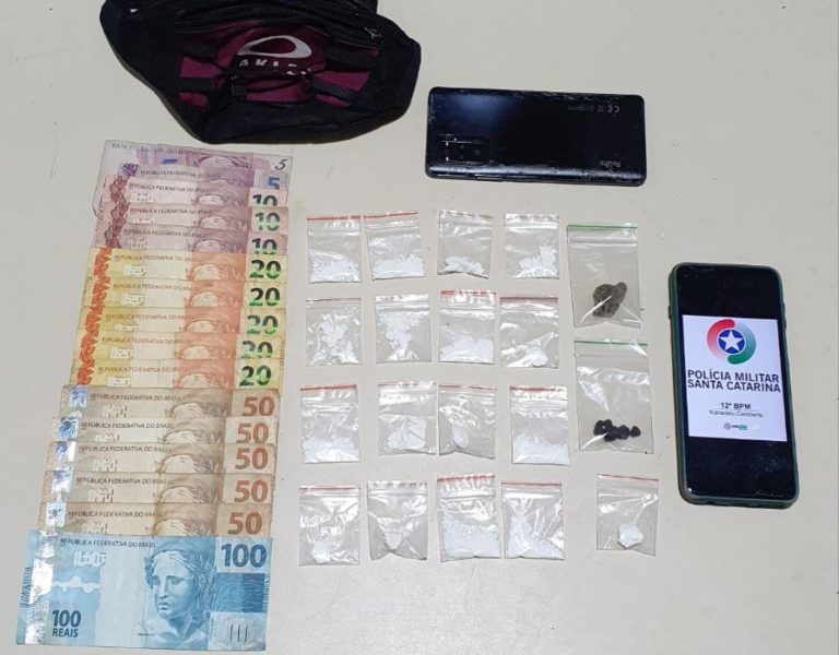 Homem é preso por tráfico de drogas no Centro de Balneário Camboriú
