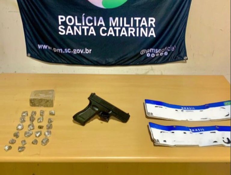 Foragido por roubo é preso pela PM em Camboriú