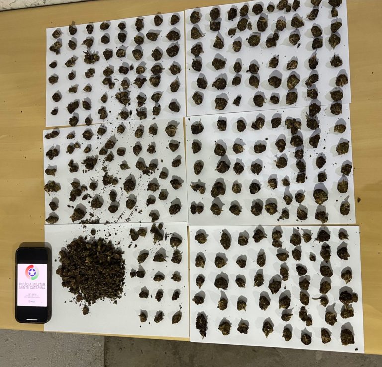 PM prende homem é preso por tráfico após tentar esconder drogas