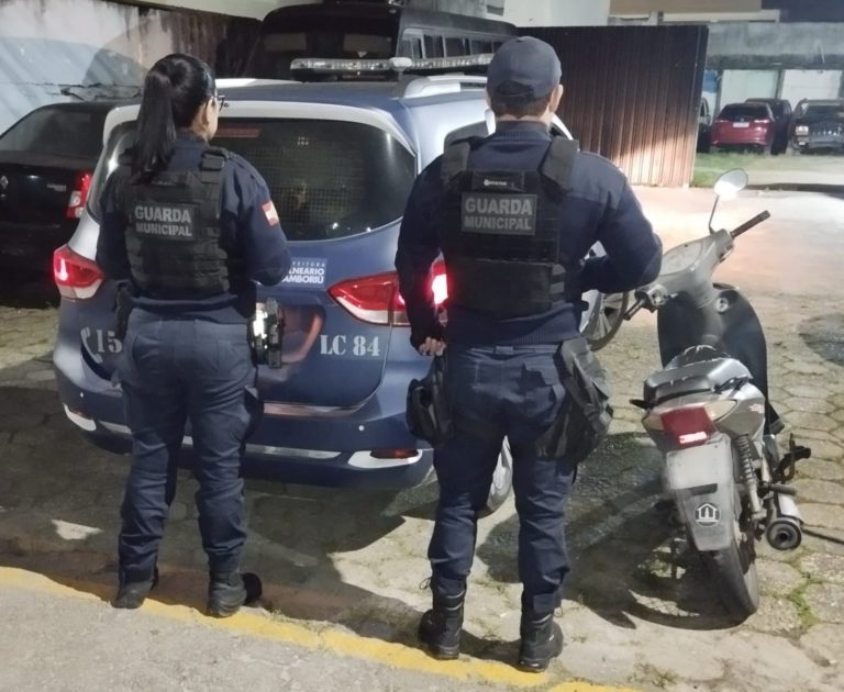 Motoneta roubada em São João Batista é recuperada pela GM