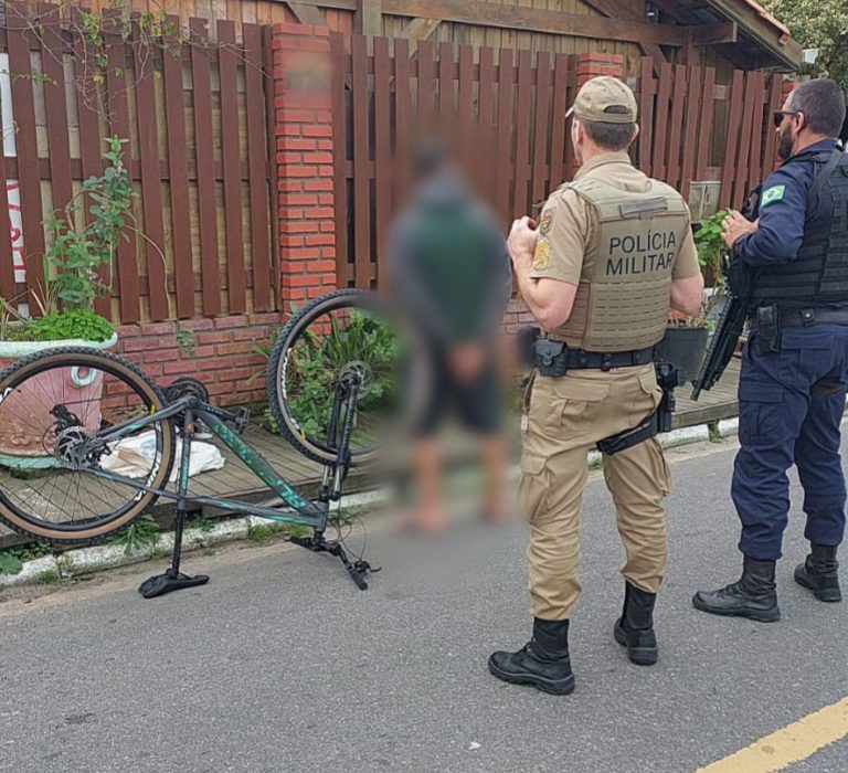 Homem é preso pela GM com bicicleta roubada