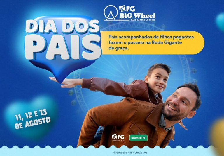 Começa hoje a Promoção do Dia dos Pais na FG Big Wheel