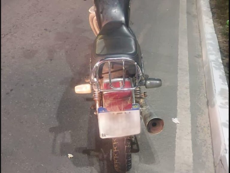 GM prende homem com moto com placa adulterada