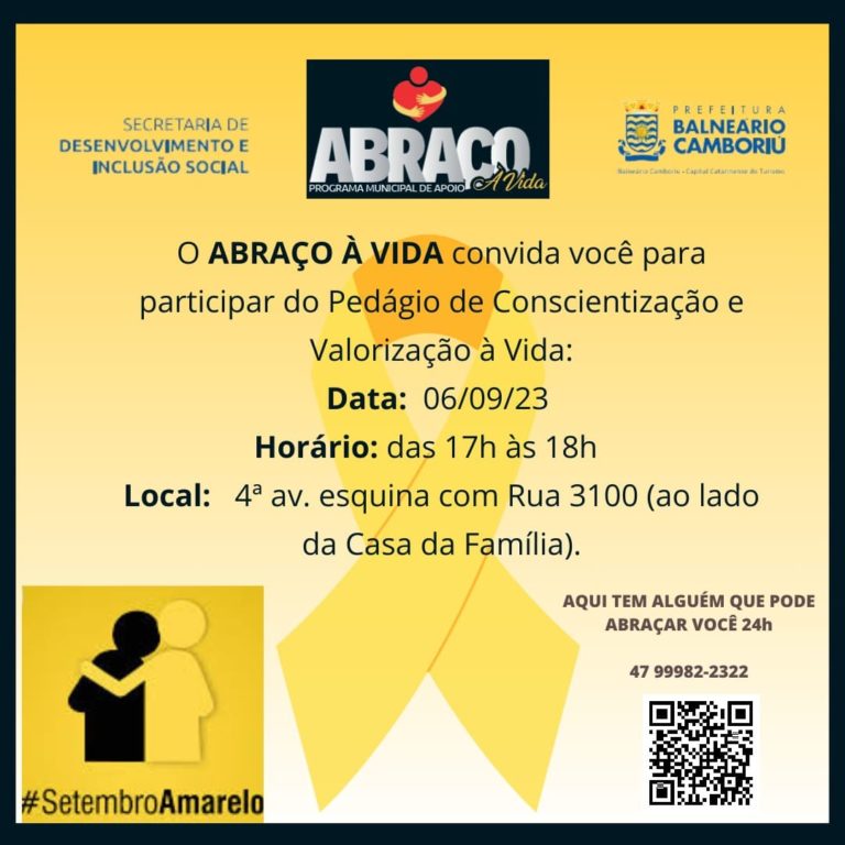 Pedágio de Conscientização e Valorização à Vida é amanhã