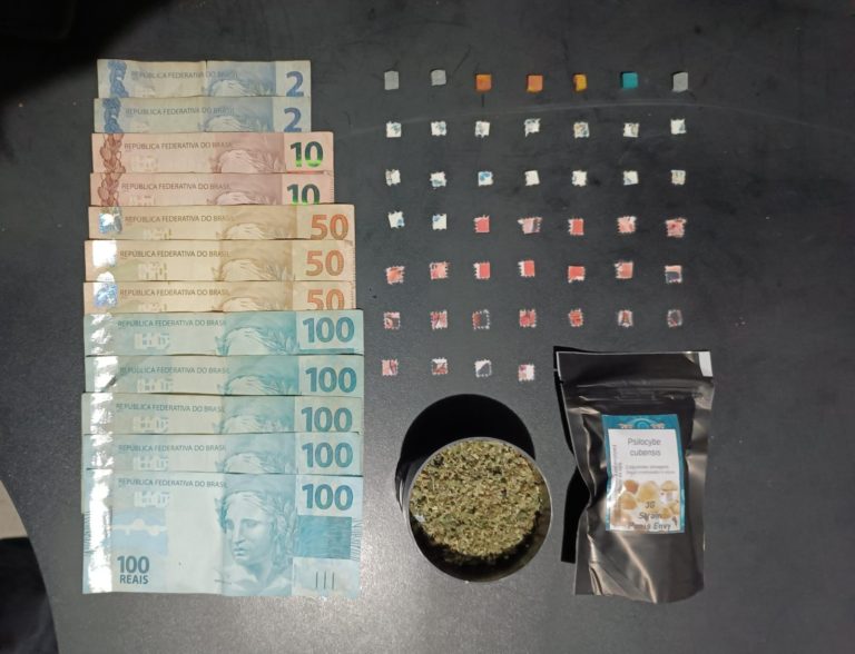 Homem é detido com LSD e maconha em BC