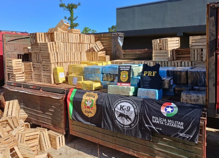 Paraguaio é preso com quase duas toneladas de maconha na BR-280