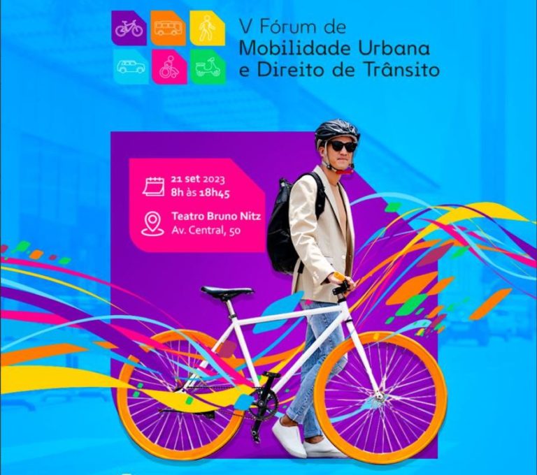 5° Fórum de Mobilidade Urbana e Direito de Trânsito é nesta quinta (21)