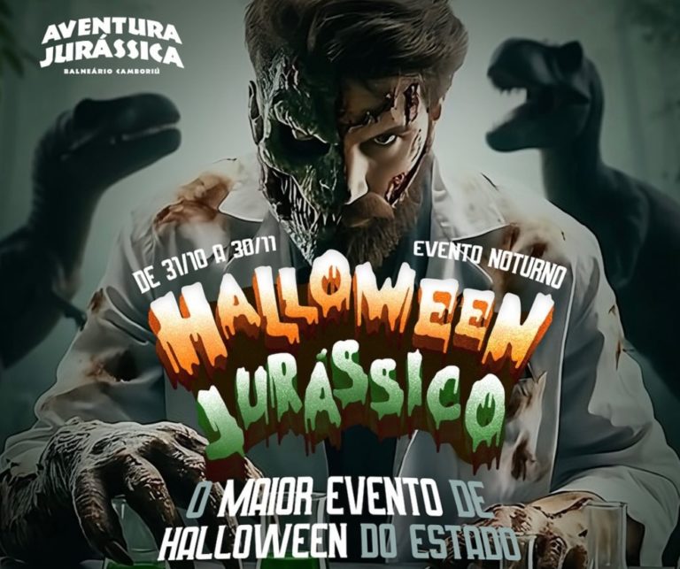 Halloween Jurássico – Toxicity: o maior evento de Halloween de Santa Catarina