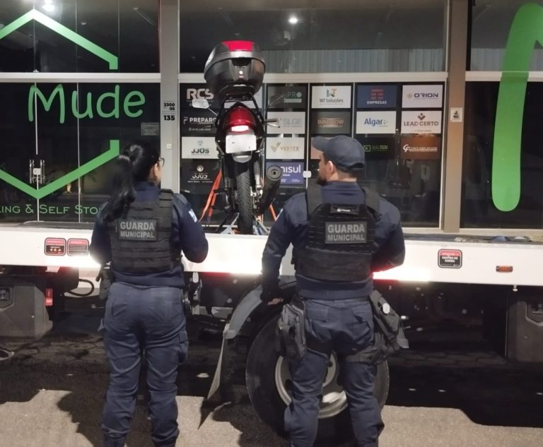 GM recupera moto furtada na cidade de Garuva