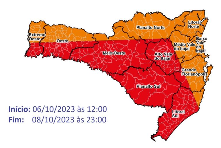 Defesa Civil do Estado reforça alerta para deslizamentos e inundações