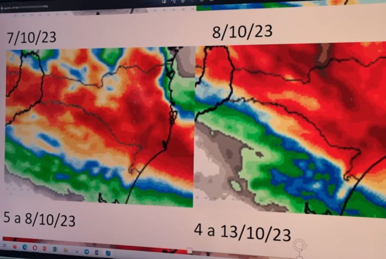 Meteorologista volta a confirmar muita chuva para os próximos dias
