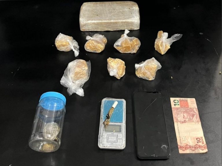 PM prende homem por tráfico de drogas no Municípios