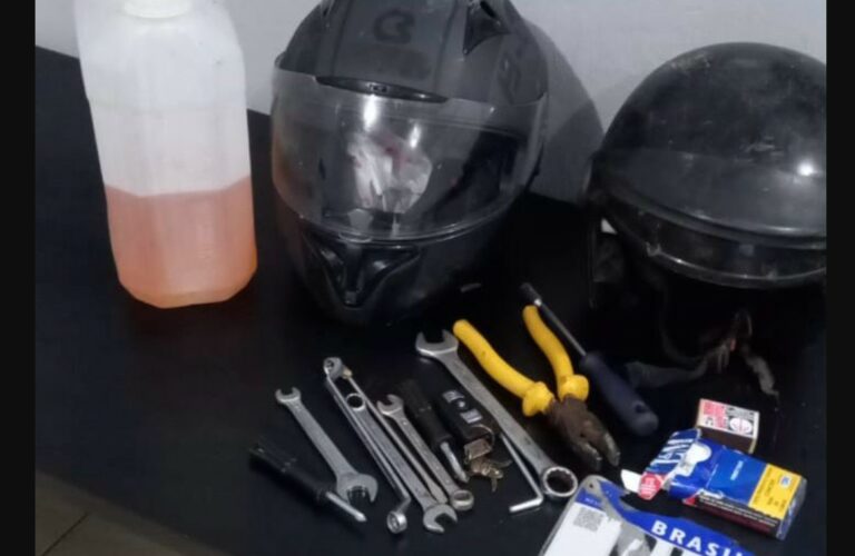 Dupla que furtava motos na cidade é presa pela GM