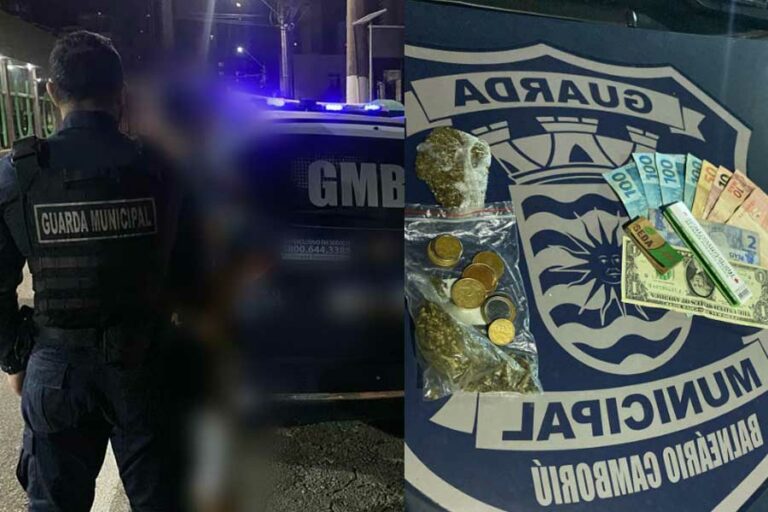 Homem é preso com drogas em quiosque da Atlântica