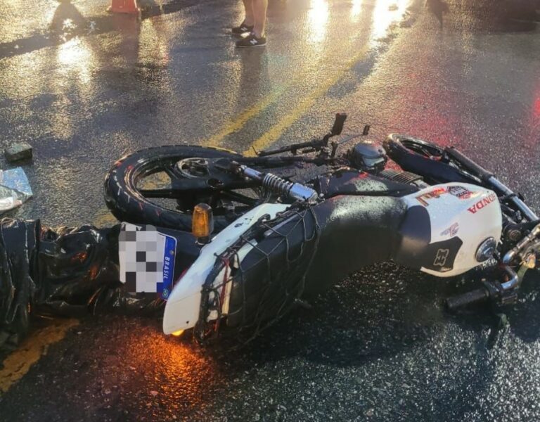 Camboriú: Tragédia no trânsito termina com motociclista morto