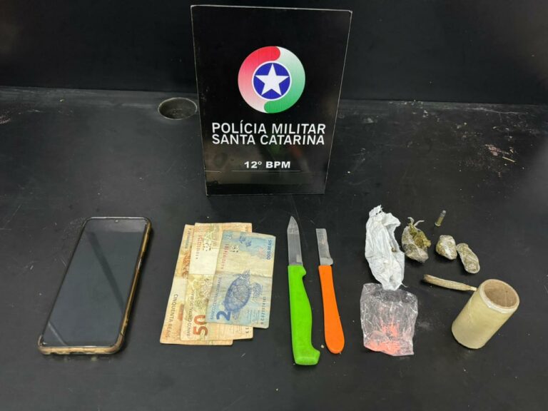 Homem é preso pela PM traficando na Av. Atlântica