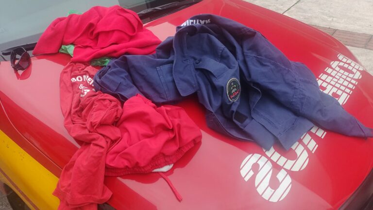 Homem é preso após tentar furtar uniforme de bombeiros