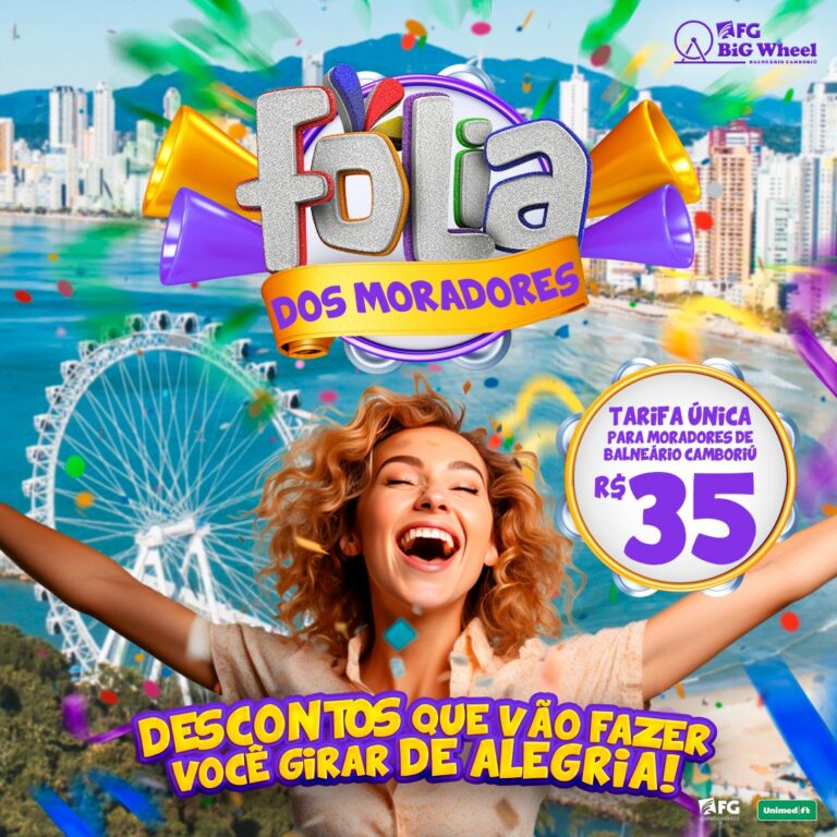 FG Big Wheel terá matinê de Carnaval e descontos especiais