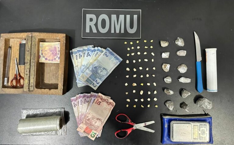 Dois são presos por tráfico no Municípios