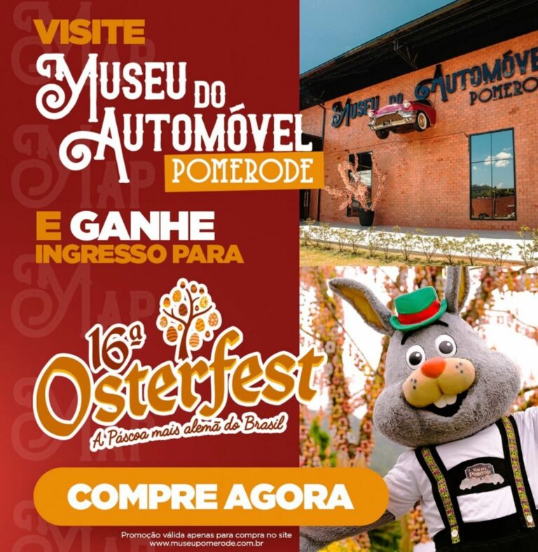 Museu do Automóvel de Pomerode marca presença na Osterfest
