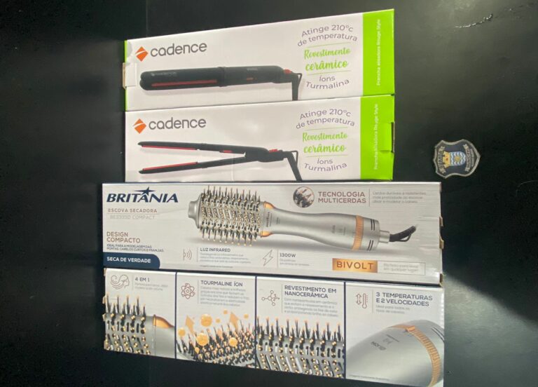 Homem é preso roubando chapinhas de cabelo em supermercado
