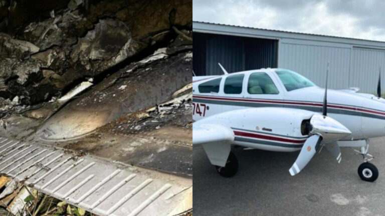 Dois morrem em queda de avião em Santa Catarina