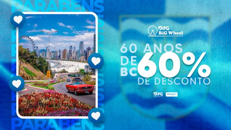 FG Big Wheel celebra 60 anos de Balneário Camboriú com desconto de 60% no ingresso