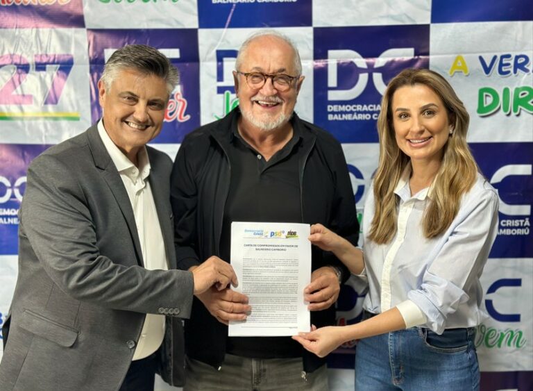Partido DC declara apoio a Juliana Pavan e Nilson Probst