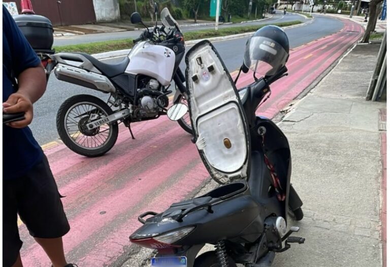 Homem é detido com Biz furtada em BC