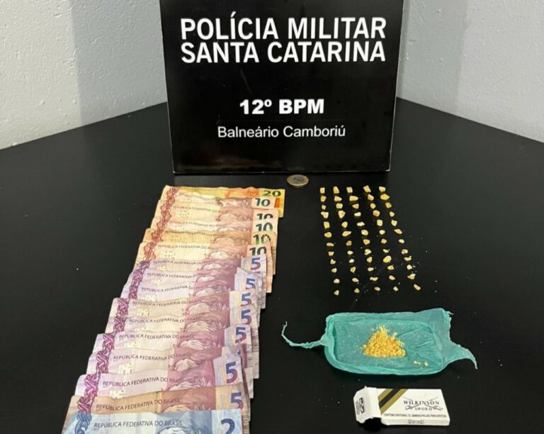 Homem é preso pela PM por tráfico no Municípios