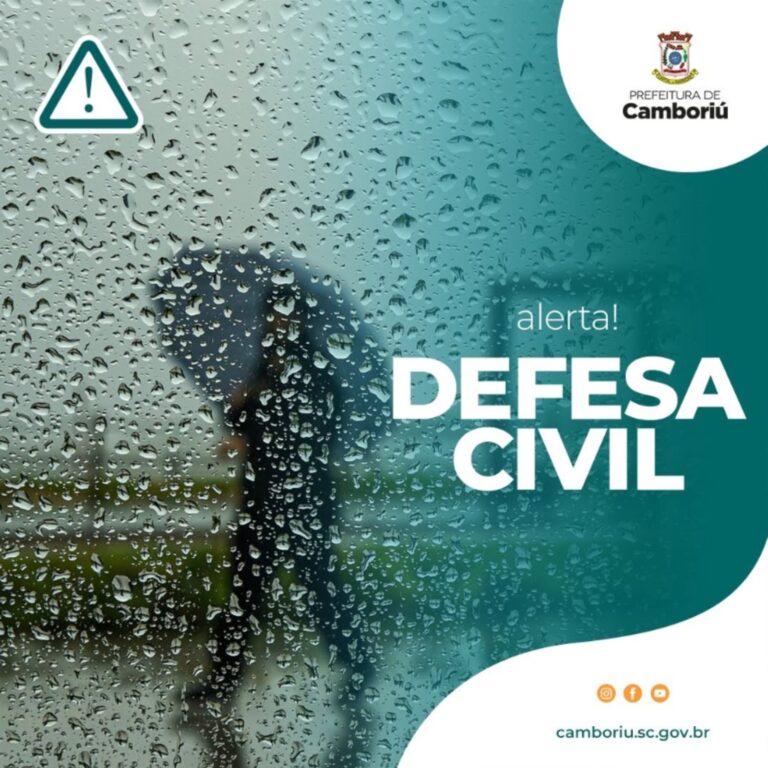 Camboriú declara Situação de Emergência devido às chuvas intensas