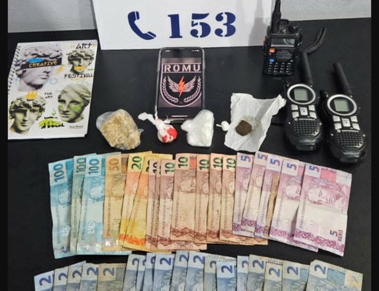 Homem é preso por tráfico pela Guarda Municipal