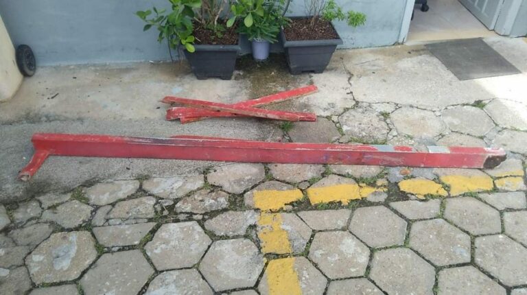 Homem é preso após destruir posto salva vidas para roubar ferro