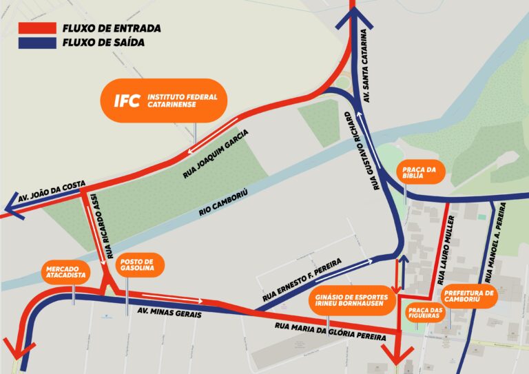 Camboriú terá mudanças no trânsito a partir do dia 10 de Abril