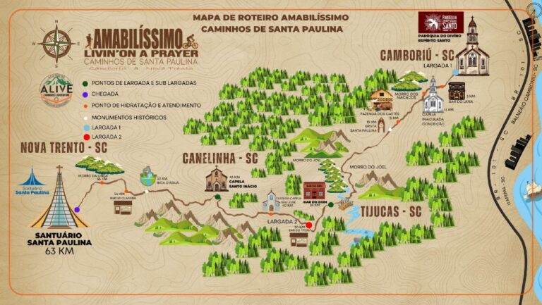 Camboriú é Ponto de Partida para peregrinação até Nova Trento