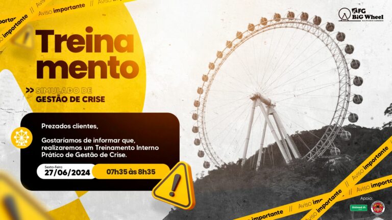 FG Big Wheel realiza simulado de gestão de crise com cenário de incêndio