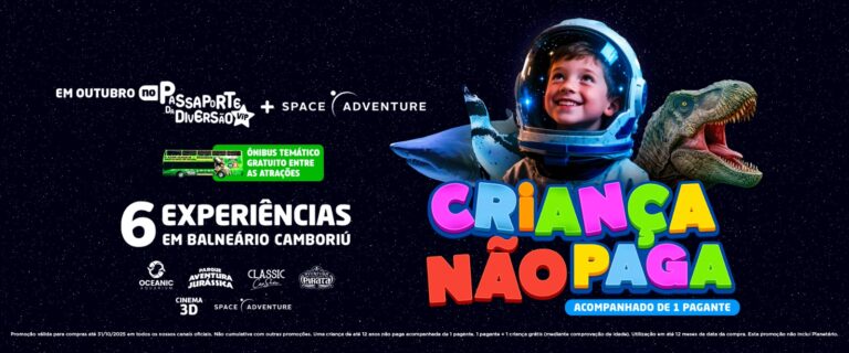 Dia das Crianças: roteiro imperdível para curtir com os pequenos em Balneário Camboriú (SC)