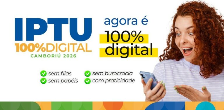 Prefeitura de Camboriú orienta contribuintes sobre prazos e descontos do IPTU 2026