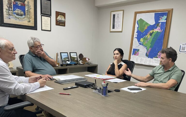 Reunião a pedido do MPSC discute preocupações ambientais em projeto de porto privado na Praia do Sumidouro, em São Francisco do Sul