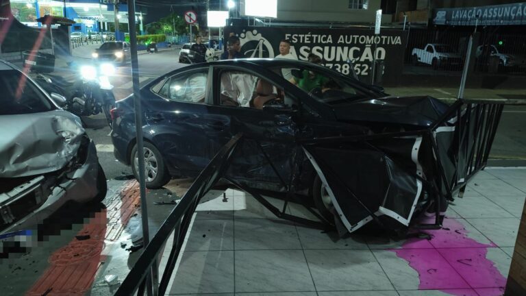 Condutora com sinais de embriaguez se envolve em acidente no Bairro dos Estados
