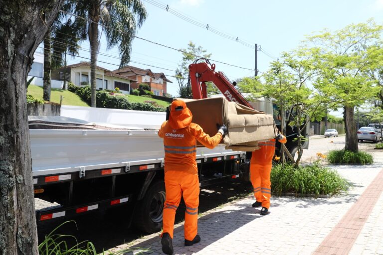Serviço de recolhimento de volumosos em BC já ultrapassa 12 mil coletas em 2026