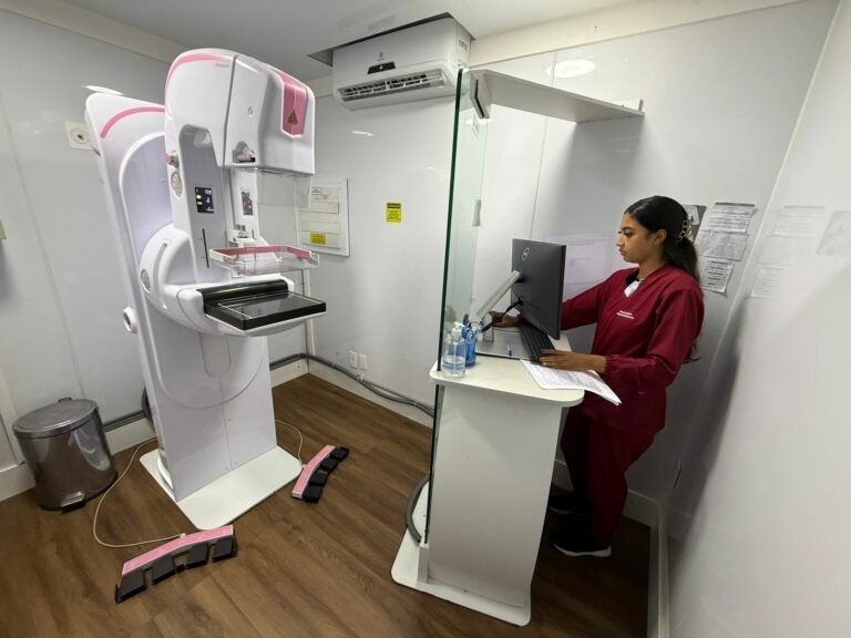 Itapema recebe Carreta da Saúde da Mulher e amplia exames de prevenção