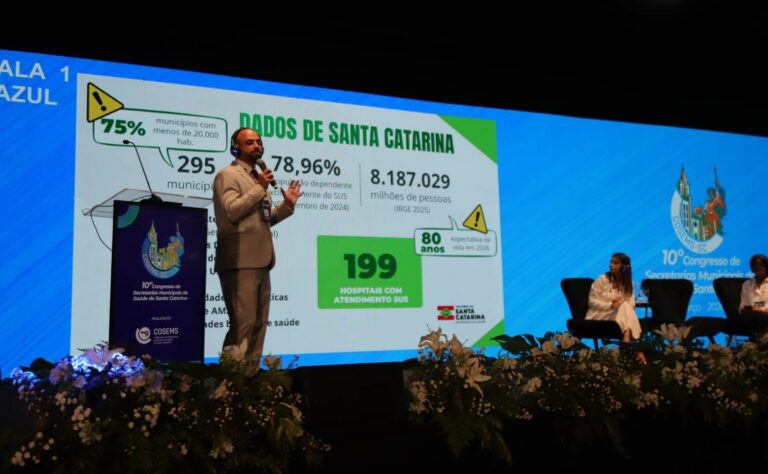 Avanços na Saúde Estadual são destaques no 10º Congresso do Cosems em Chapecó