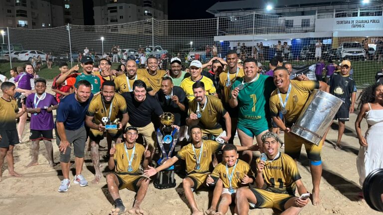 Leão e Tubarão são campeões do 5º Campeonato de Futebol de areia do Tabuleiro