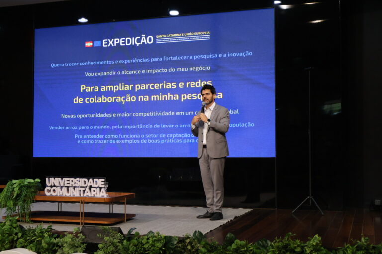 Expedição Santa Catarina e União Europeia chega a Chapecó e apresenta oportunidades de negócios e de fomento para pesquisa