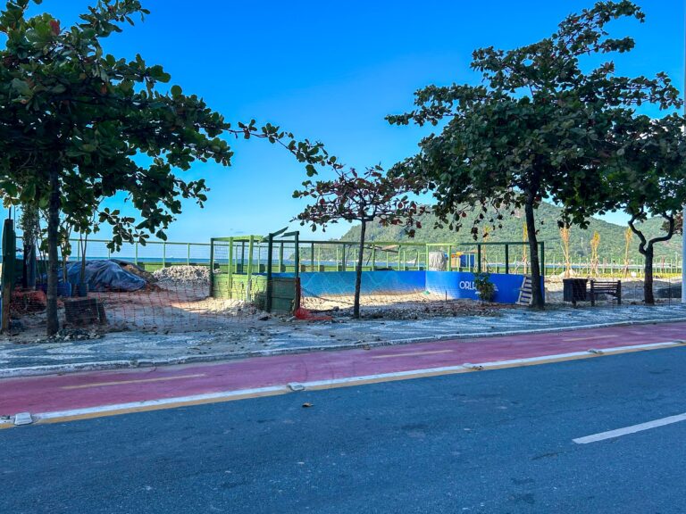Tapumes da reurbanização são retirados para início da estrutura da pista de micromobilidade